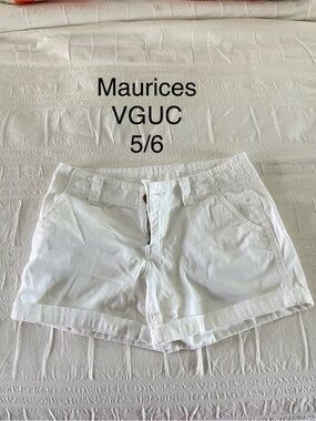 Maurices White Jean Shorts - Women's Casual Cut